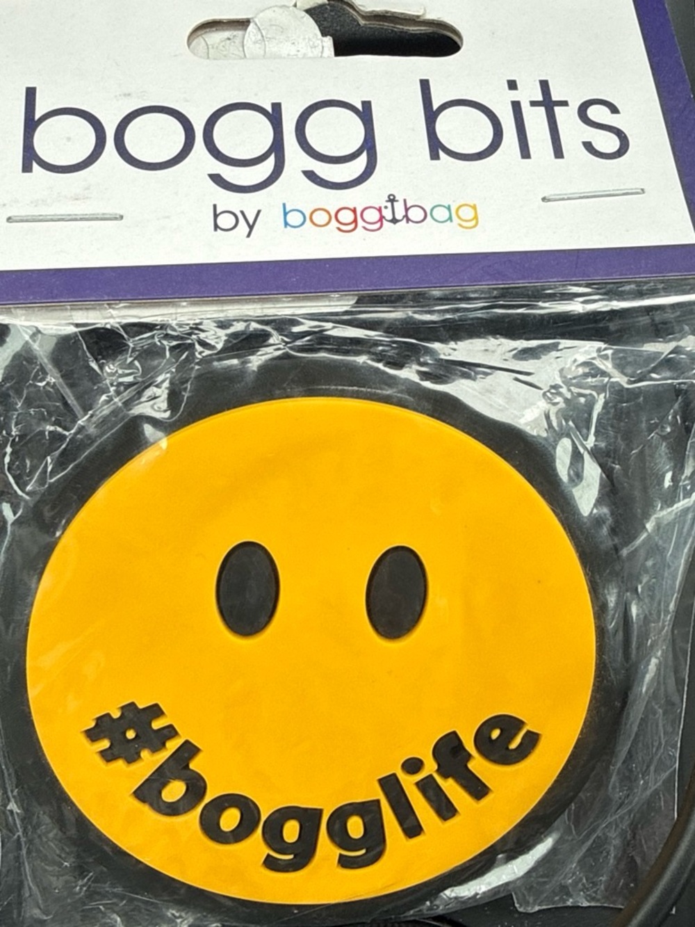 BOGG BAG Yellow Smiley #bogglife Bag Charm